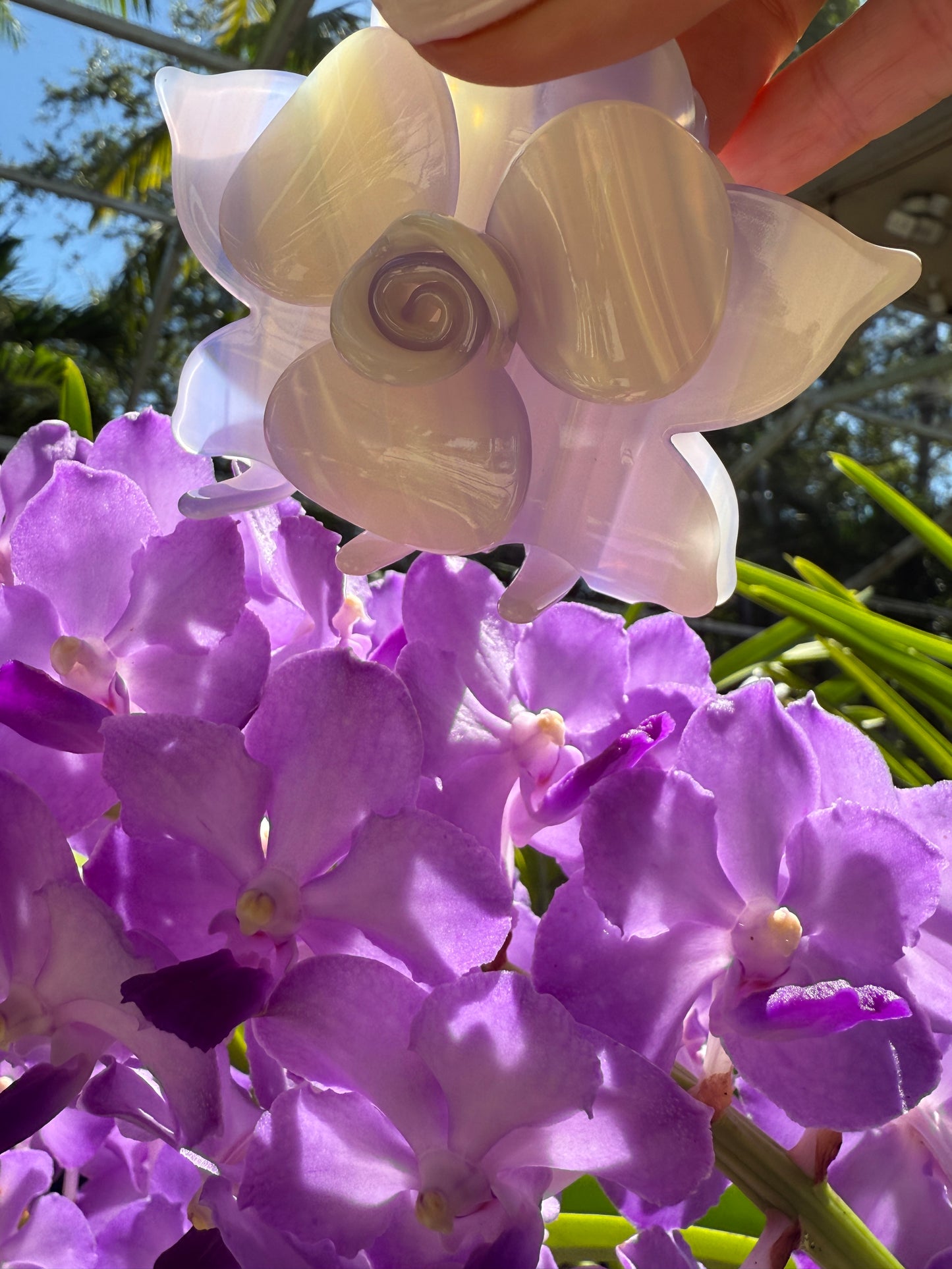 Orchid Hair Claw • Purple Orchid Hair Claw Clip