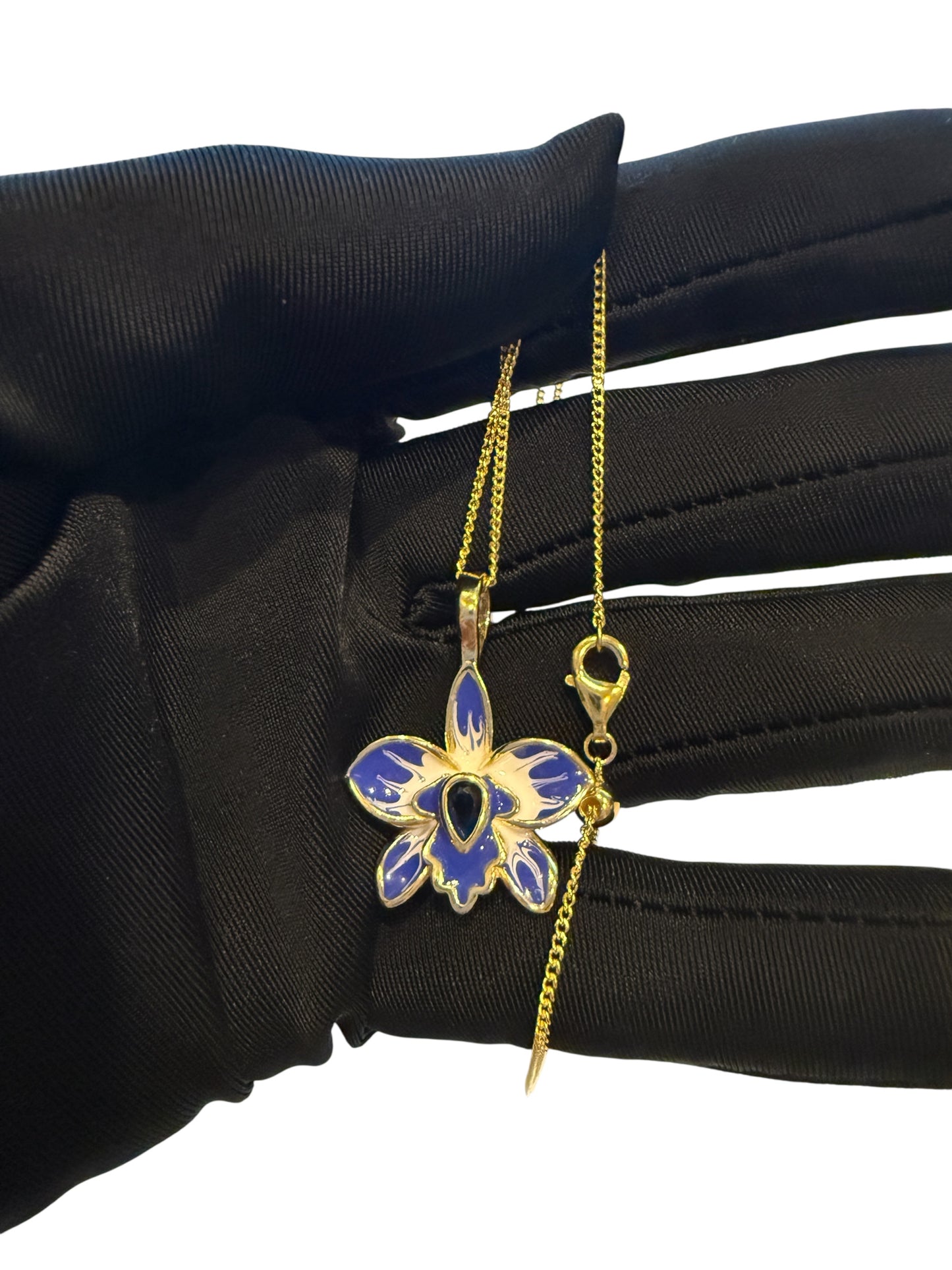 Violacea Collection : Blue Cattleya Violecea Inspired Jewelry