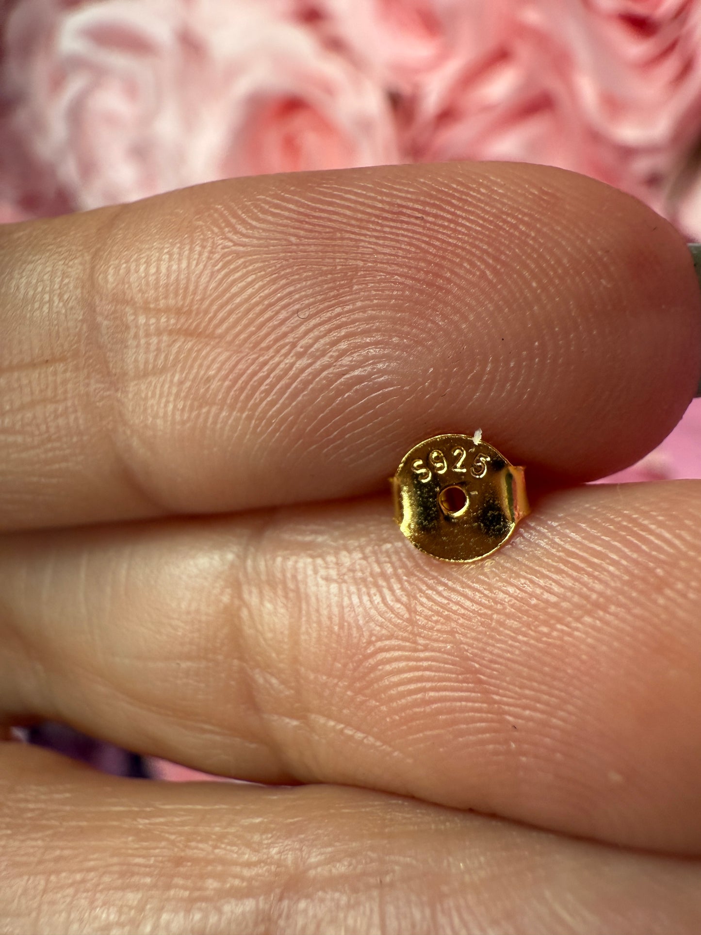 Signature Zircon Cattleya Earring, Classic Pearl Jacket : 18k Gold Plated