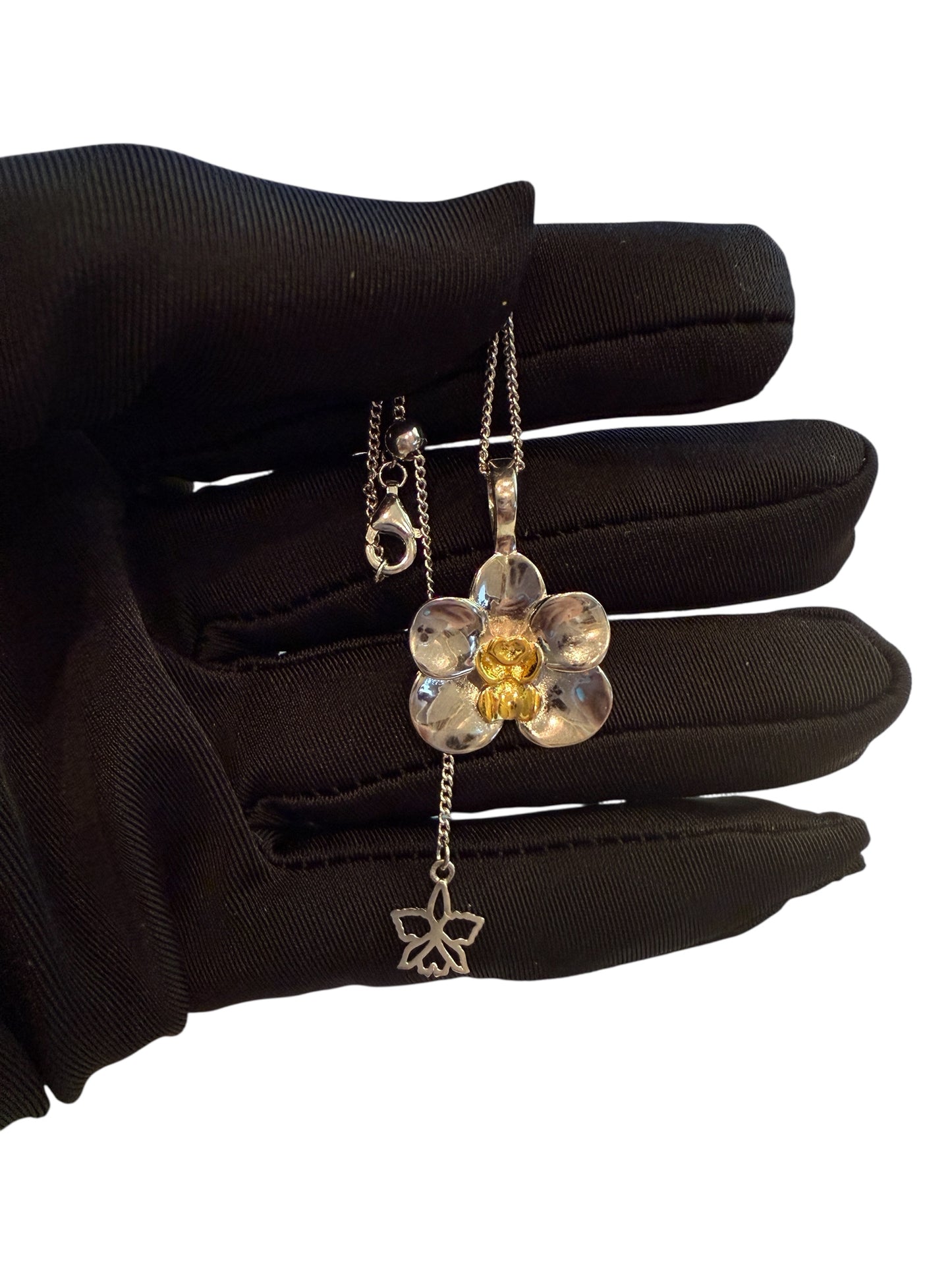 Vanda Heart Collection • Two- Tone Jewelry • Orchid Jewelry