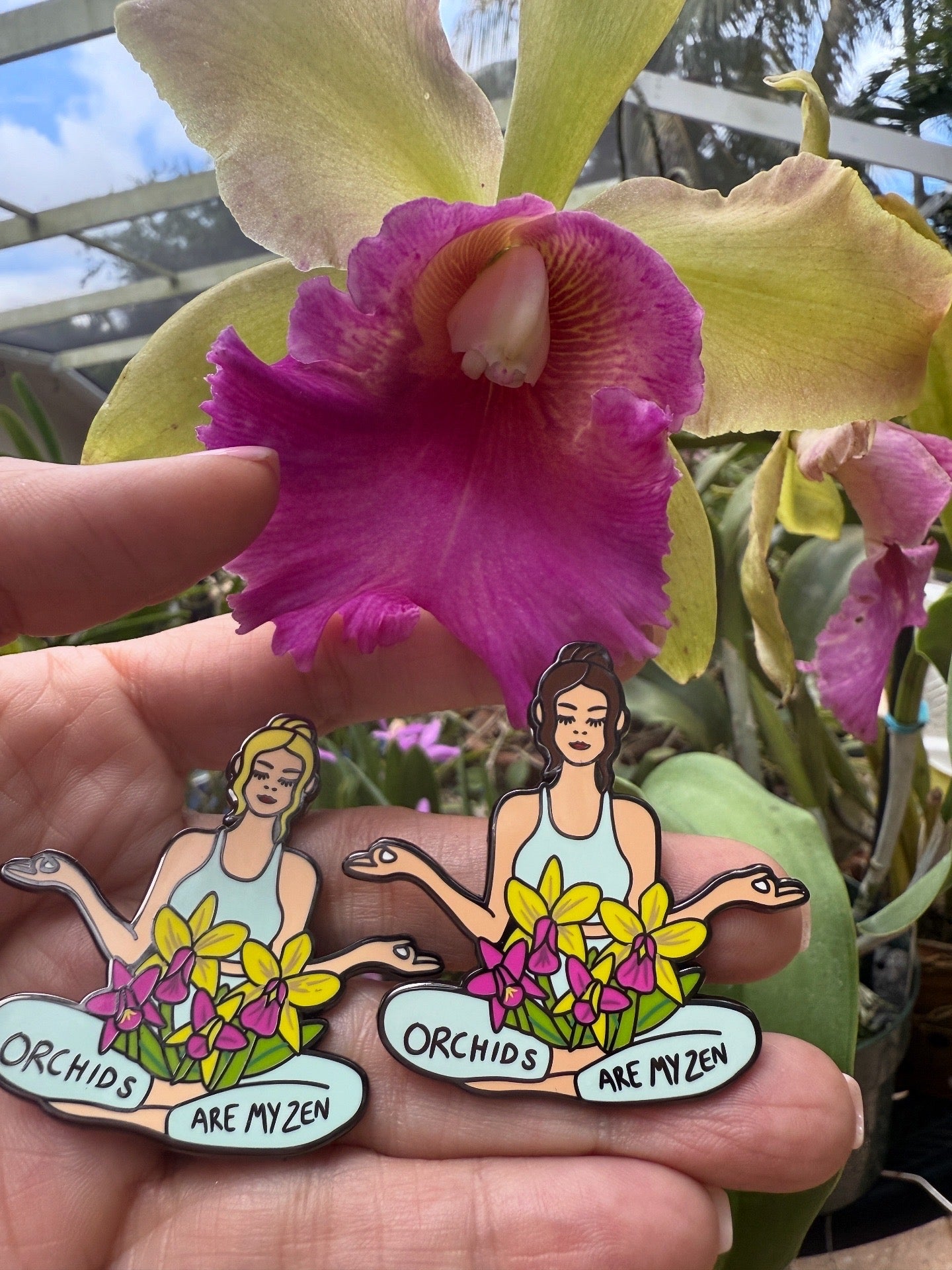 Orchids are my Zen Blonde or Brunette