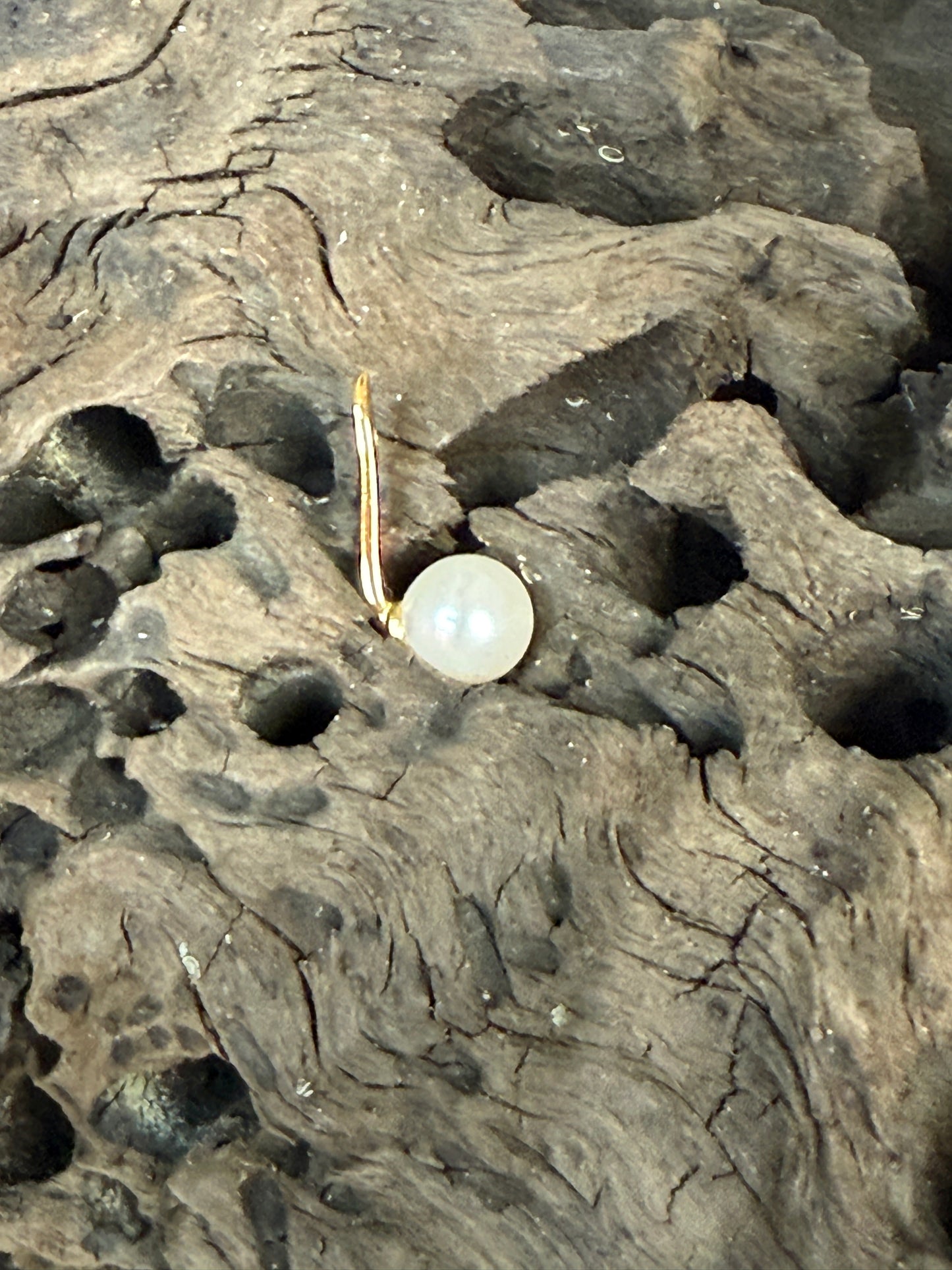 Signature White Cattleya Earrings, Classic Pearl Jacket Stud, 18k Gold Plated