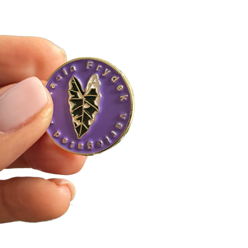 Alocasia Frydek Enamel Pin — Orchidique view 12