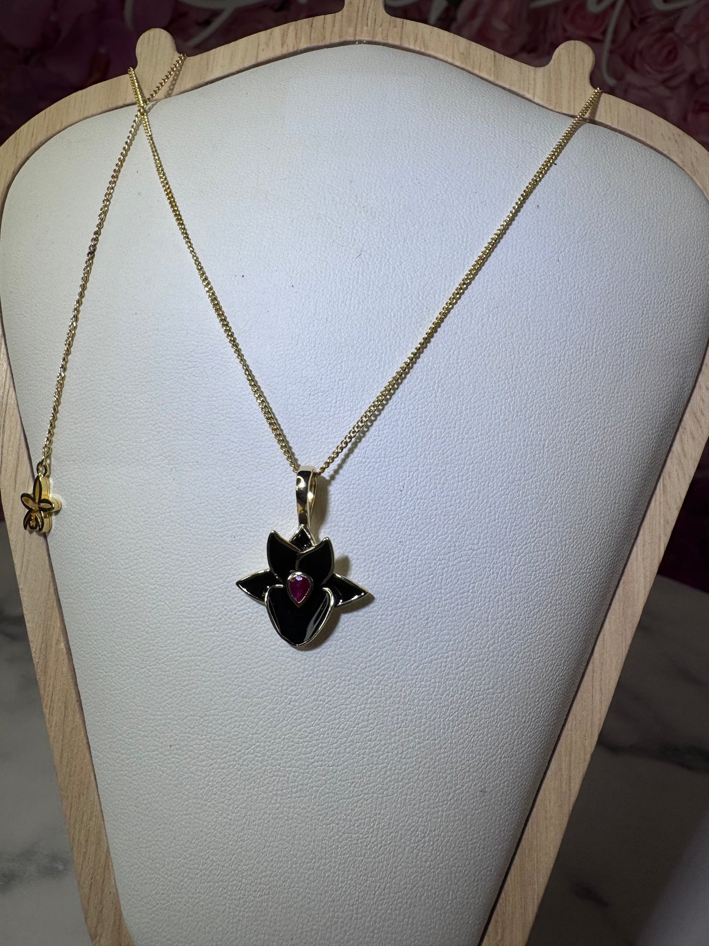 Catasetum Collection : Black Catasetum Orchid Jewelry Set - Orchidique