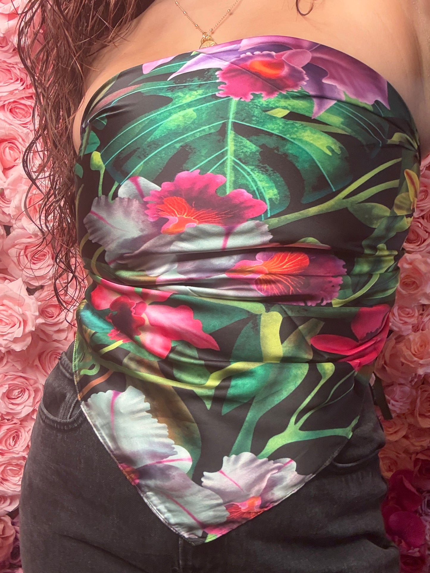 Orchid Scarf
