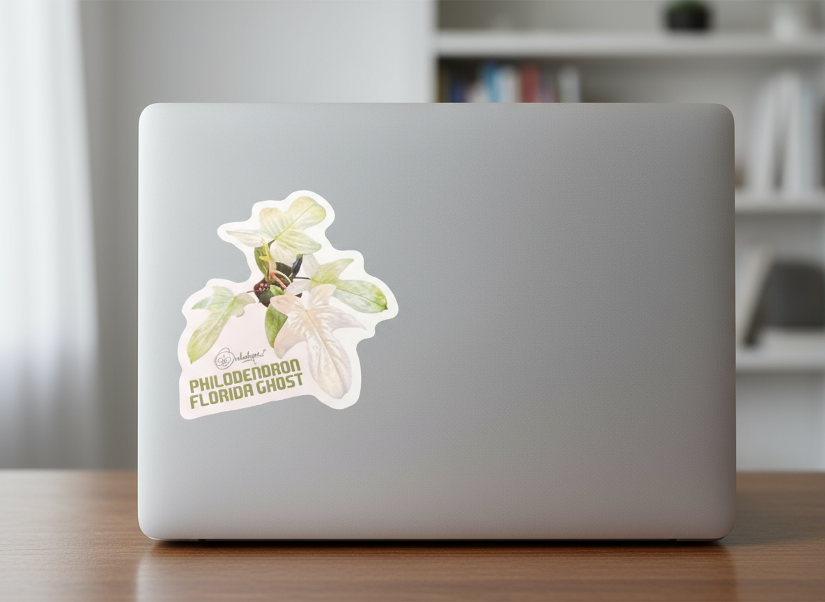 Philodendron Leaf Sticker • Florida Ghost Sticker