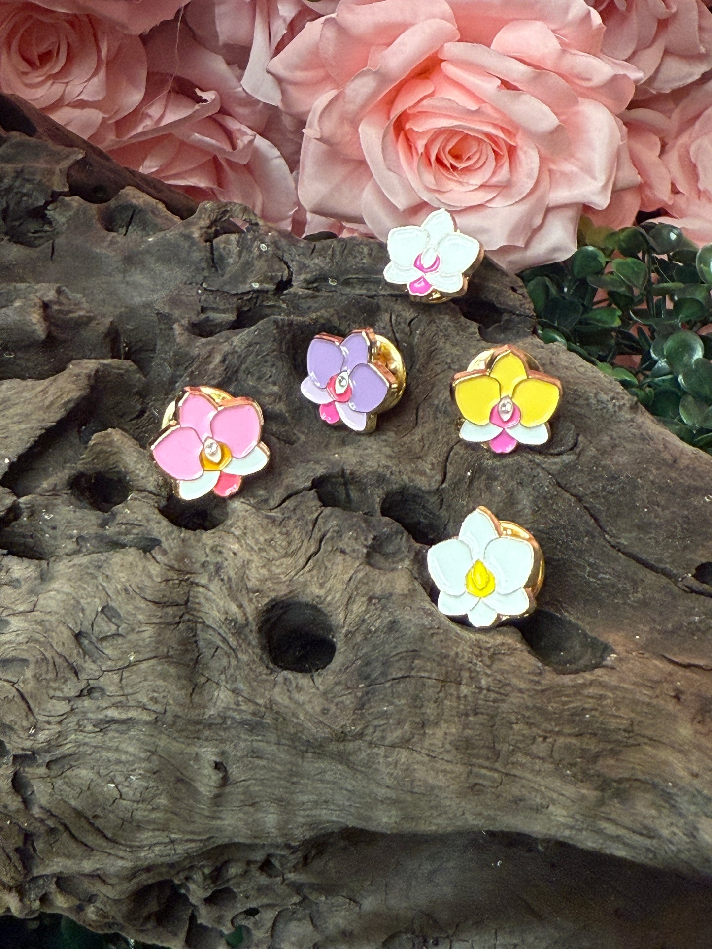 Mini Phal Cutie Orchid Pin Collection