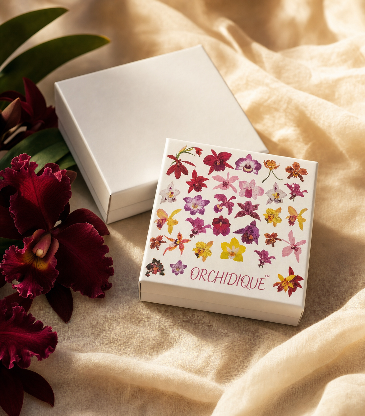 Yellow Cattleya Orchid Necklace • Potted Plant Pendant • 925 Silver • 14K Gold • Potsy Collection - Orchidique
