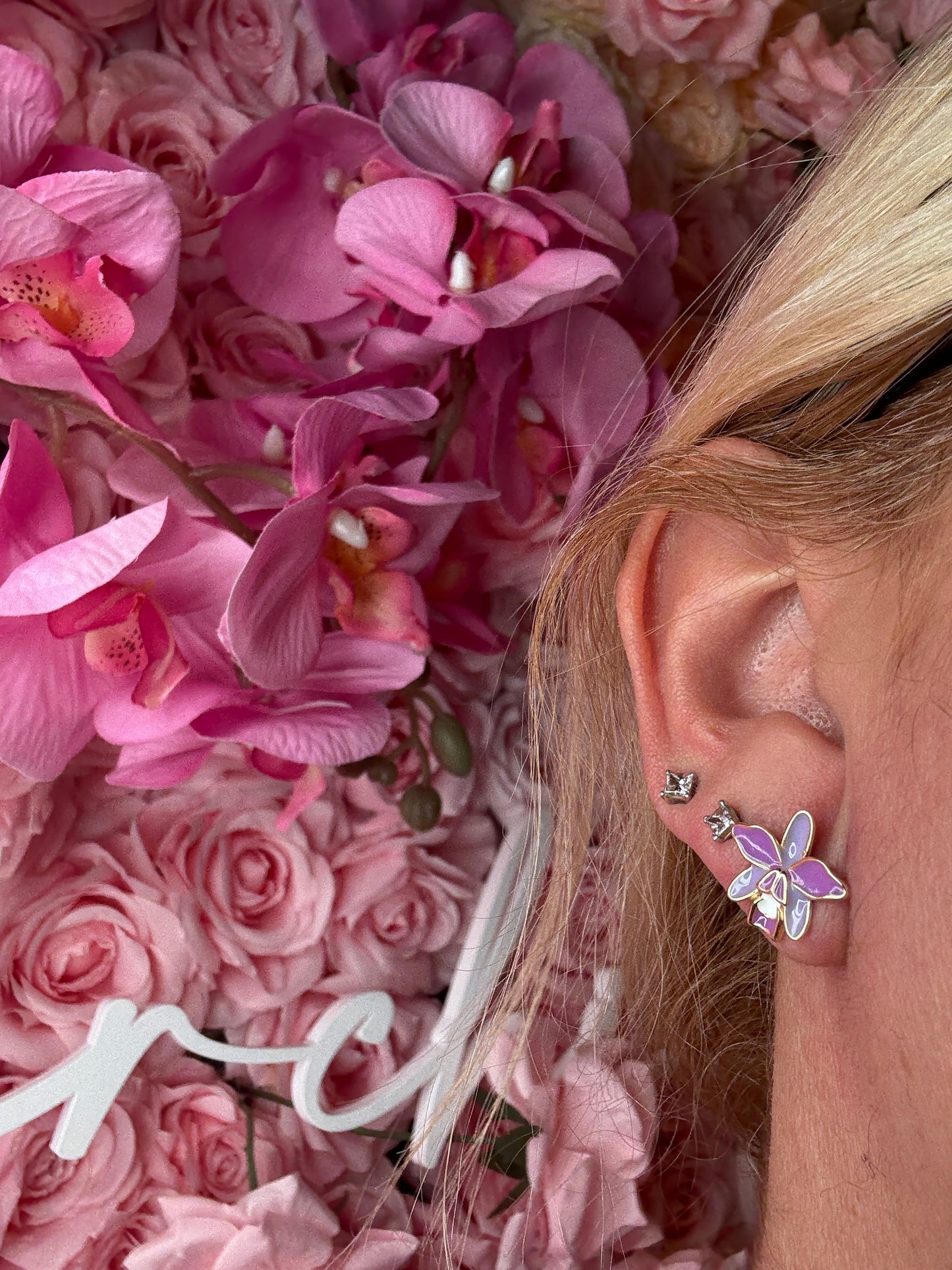 Violecea Collection: Lavender Cattleya Violecea Rubrea -inspired Jewelry