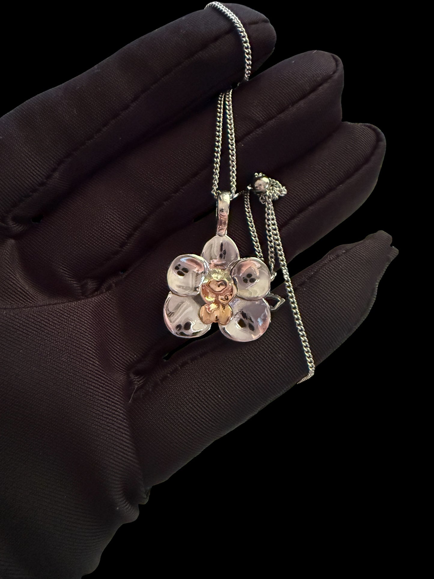 Vanda Heart Collection • Two- Tone Jewelry • Orchid Jewelry