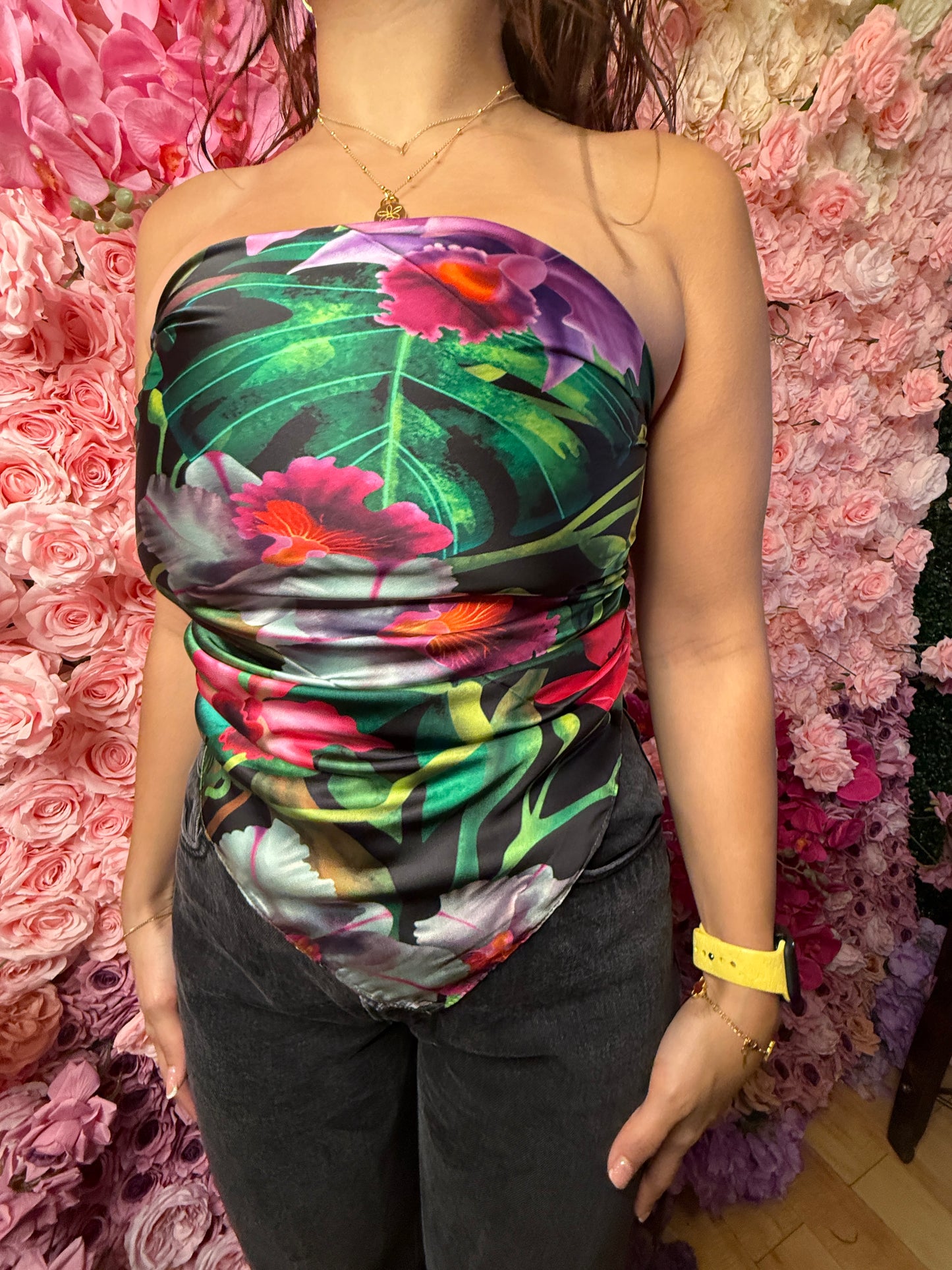 Orchid Scarf