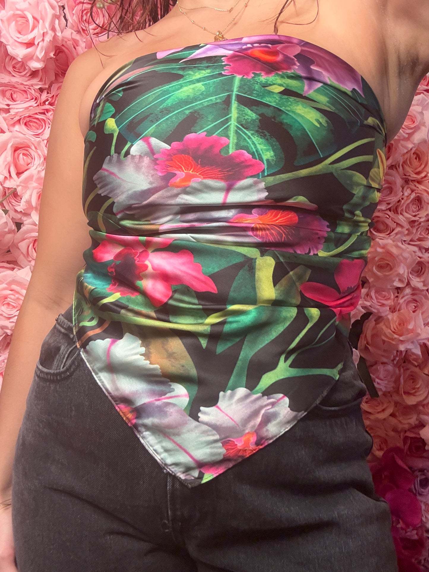 Orchid Scarf