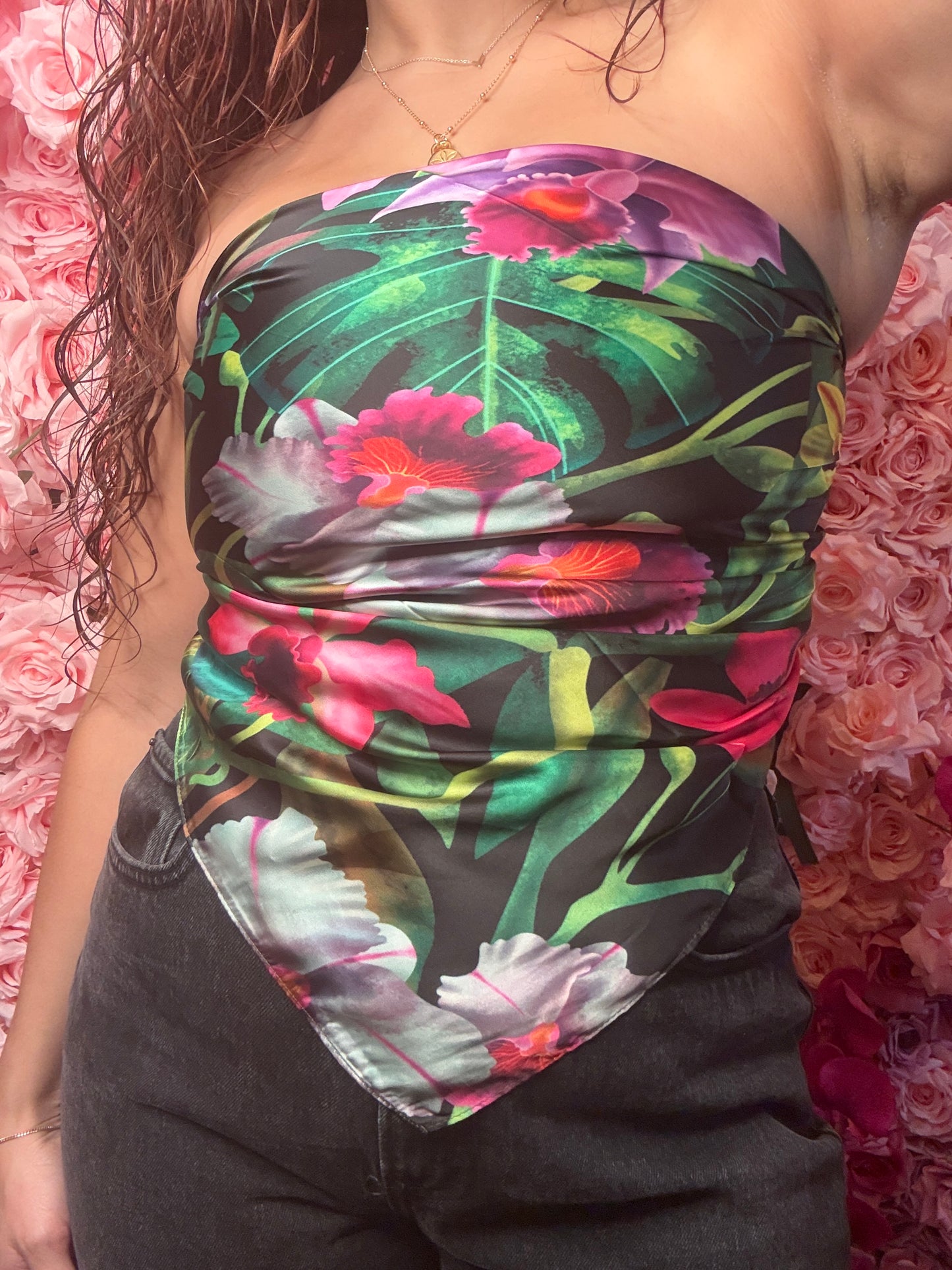 Orchid Scarf