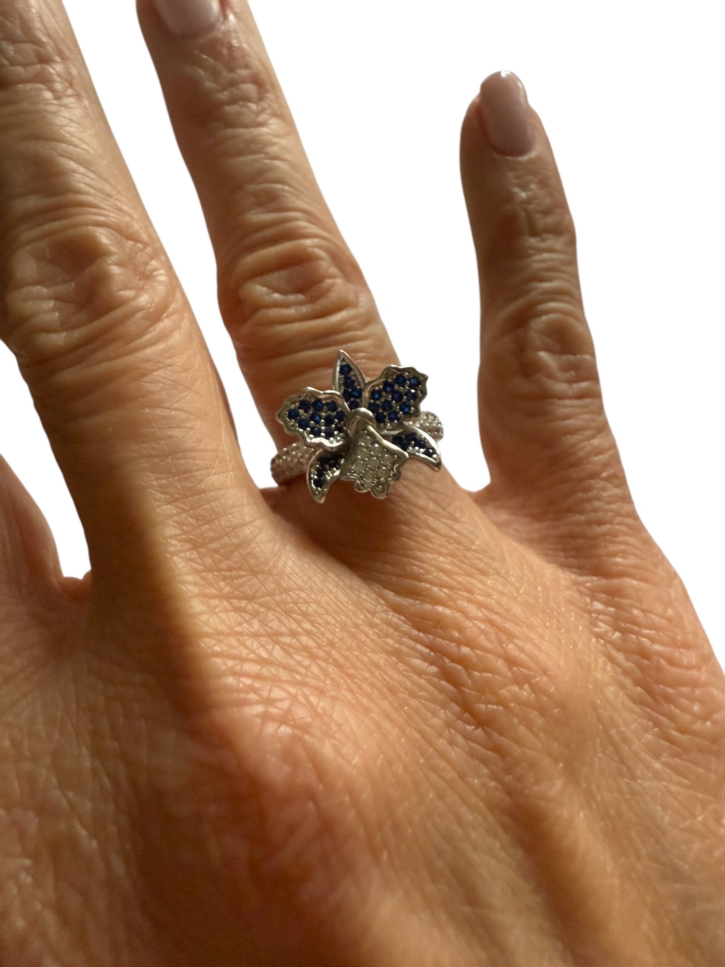 CattaLuisa Collection of Rings- Cattleya Flower Ring