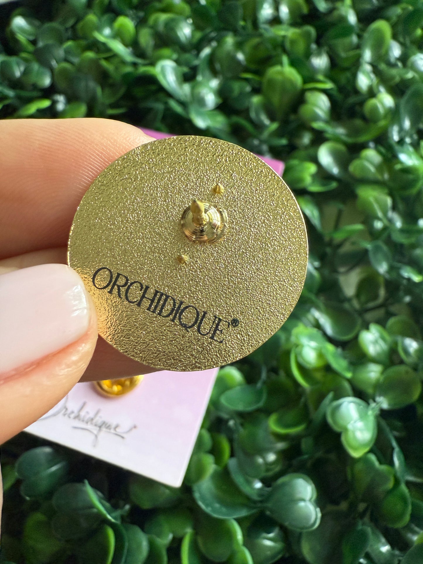 Alocasia Frydek-inspired Enamel Pin