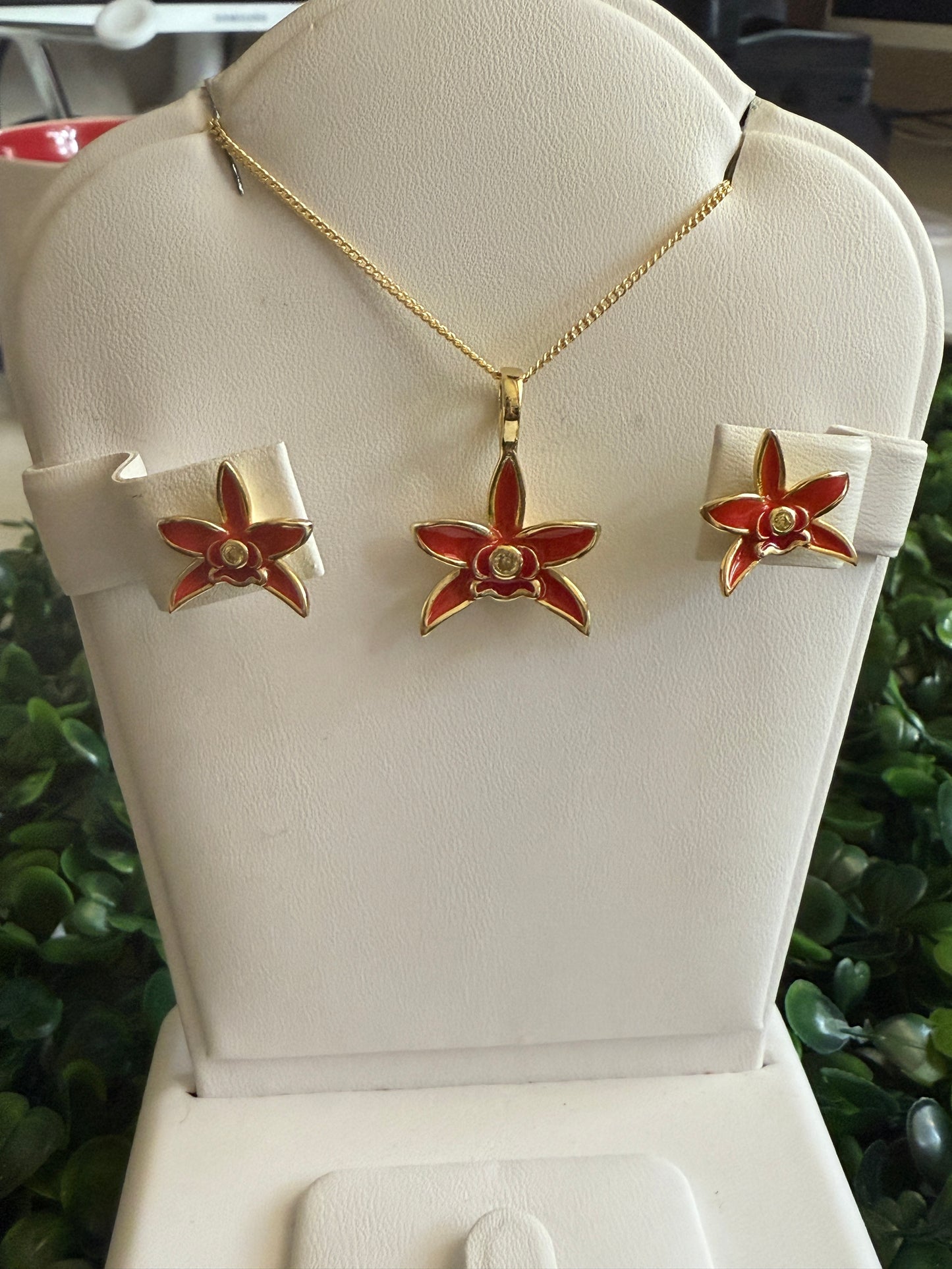 Catt Chocolate Drop Inspired Orchid Jewelry