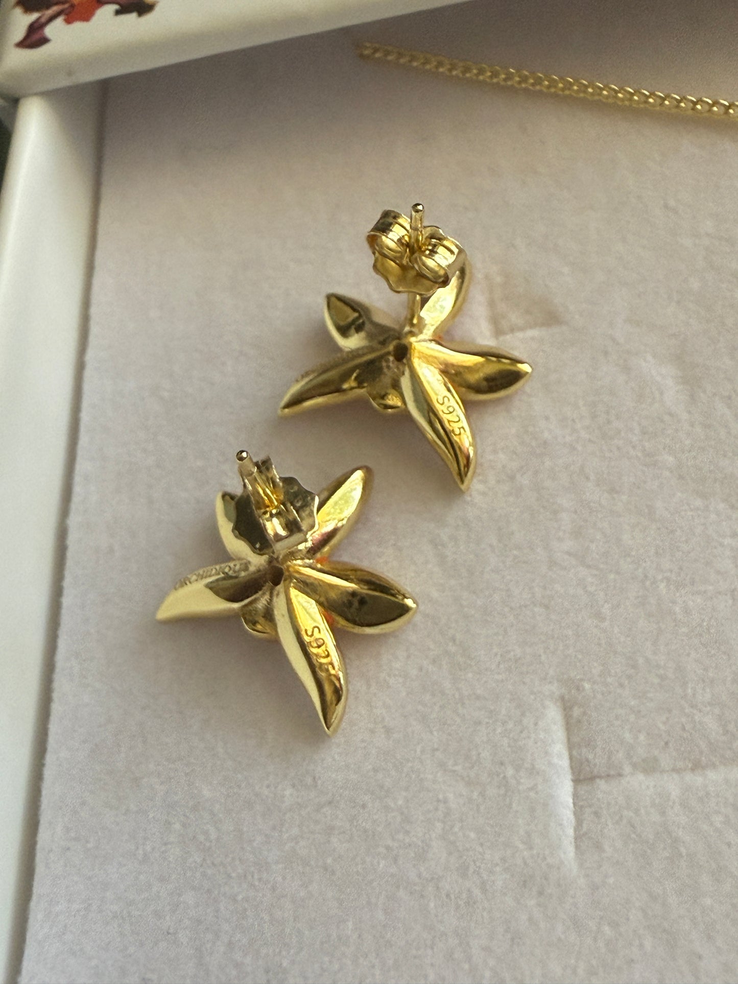 Catt Chocolate Drop Inspired Orchid Jewelry