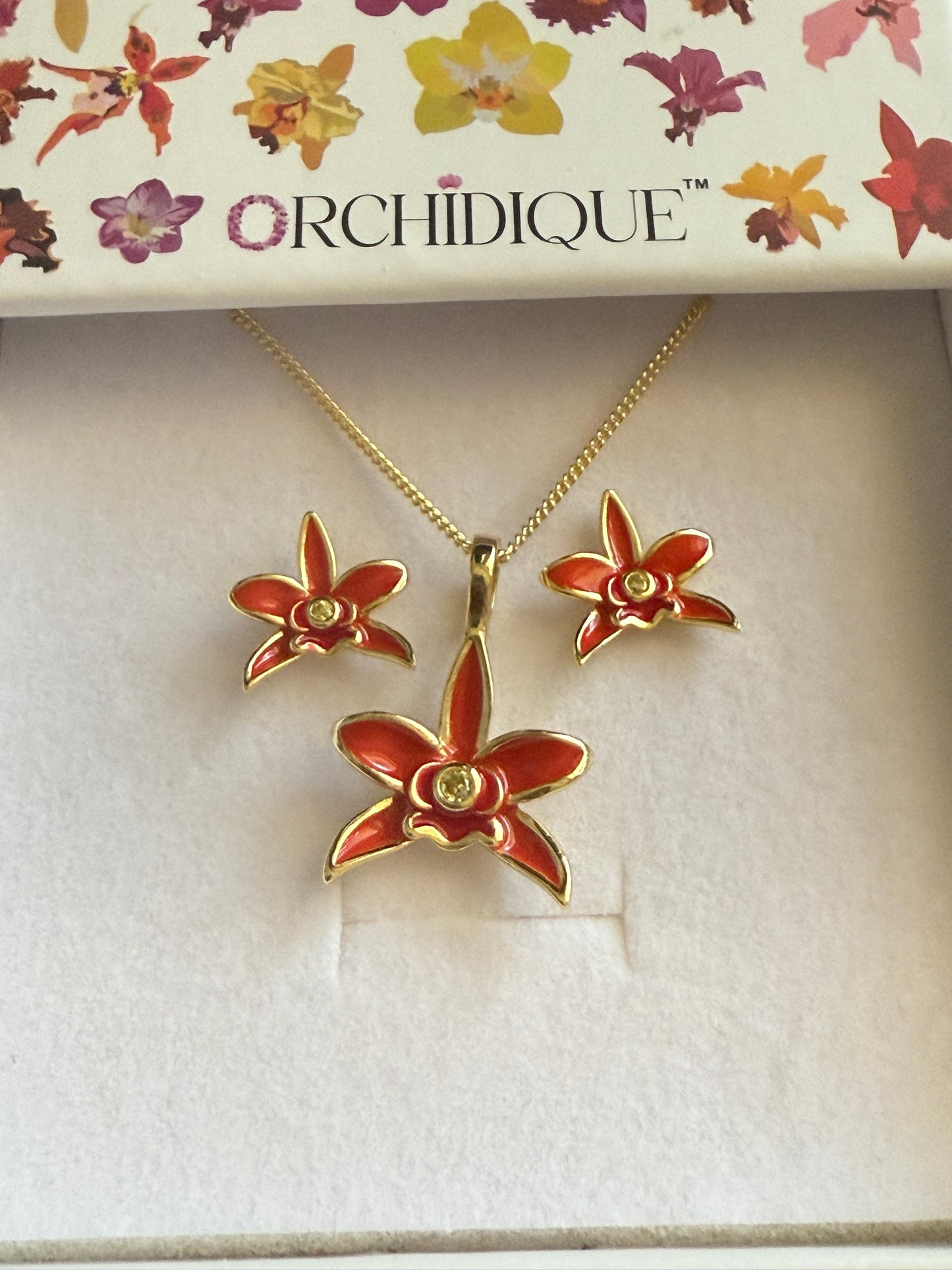 Catt Chocolate Drop Inspired Orchid Jewelry