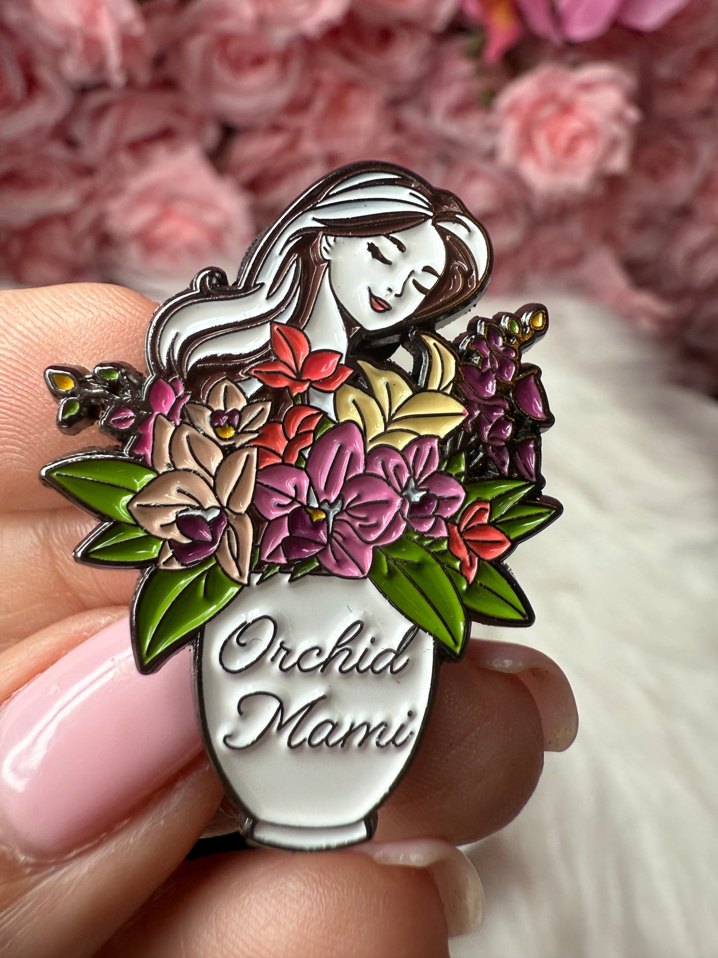 Orchid Mami Pin