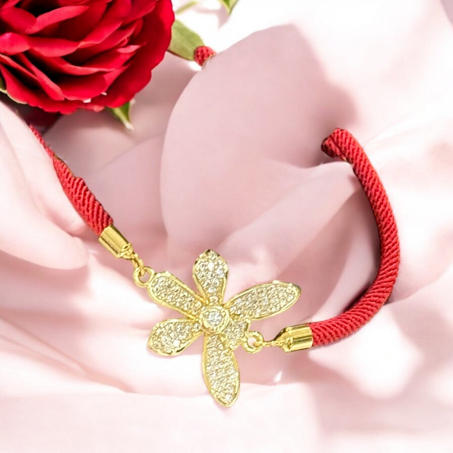 Friendship Bracelets: Vanda Orchid Flower Bracelets
