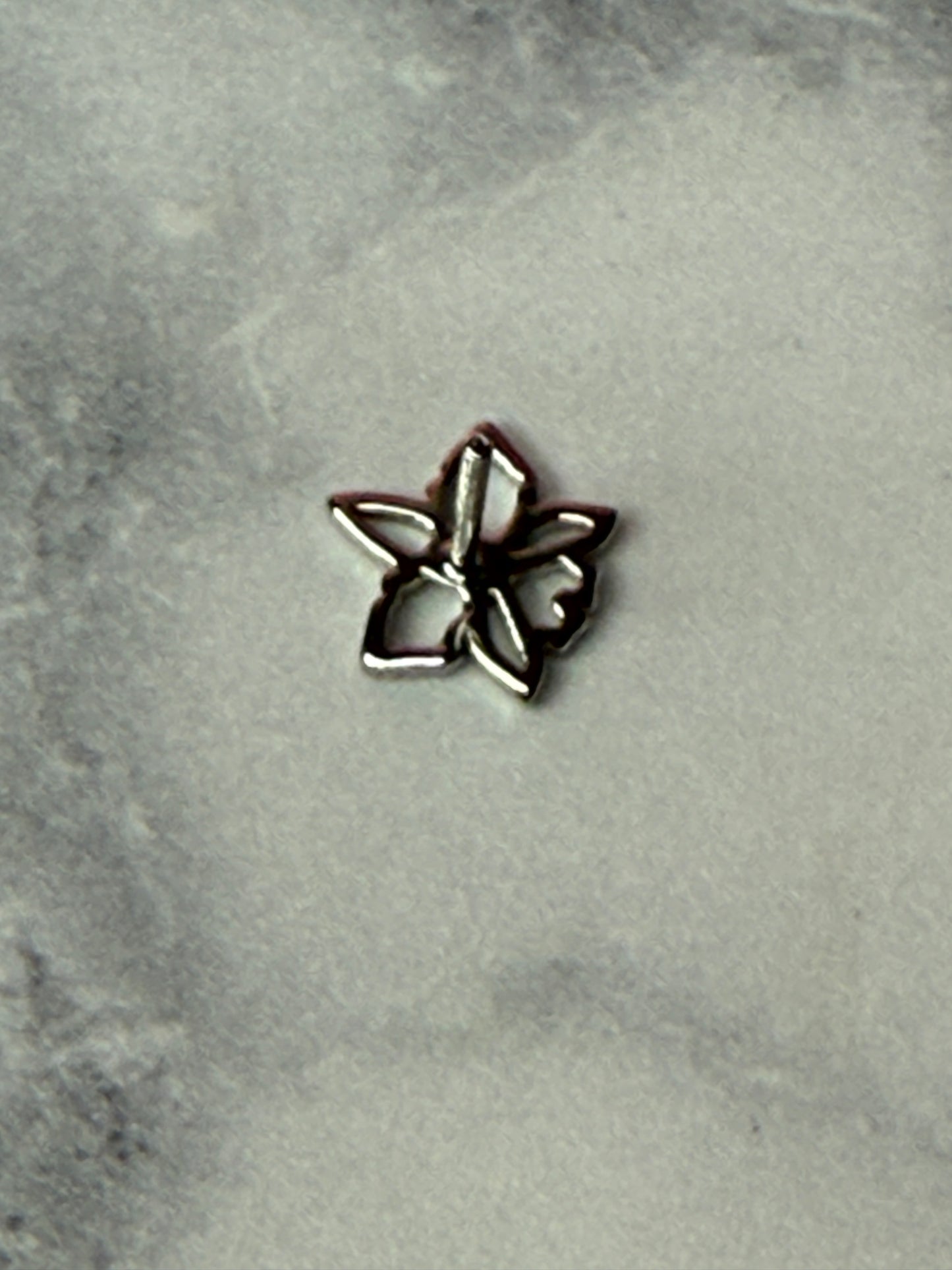 Dainty Orchid Earrings: Cattleya Earrings, Orchid Earrings Studs, Sterling Silver Orchid Post Earrings •