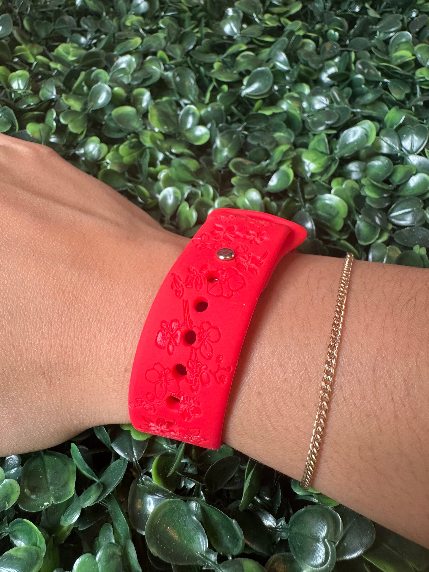 Phalaenopsis Engraved Apple Watch Bands