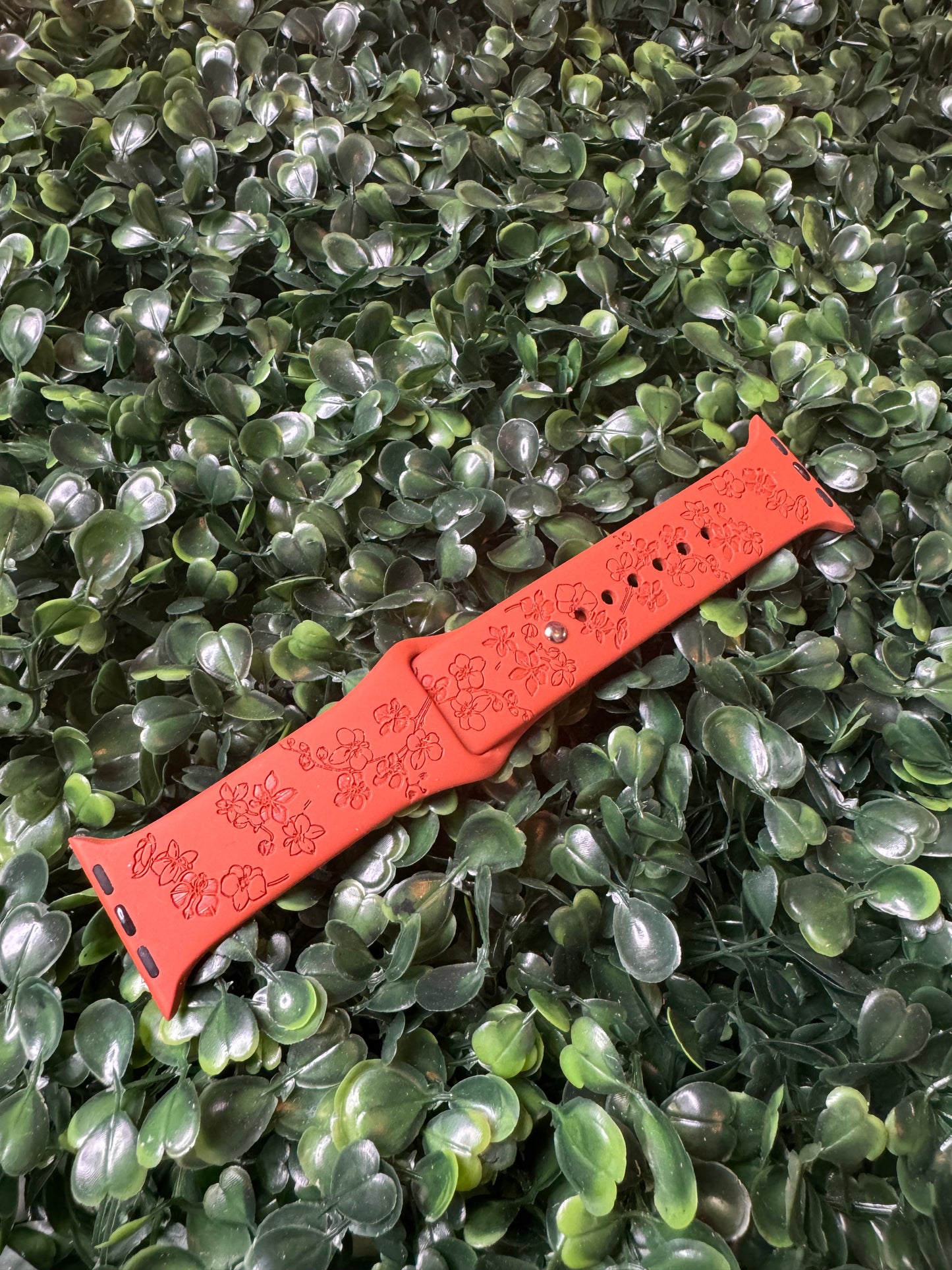 Phalaenopsis Engraved Apple Watch Bands