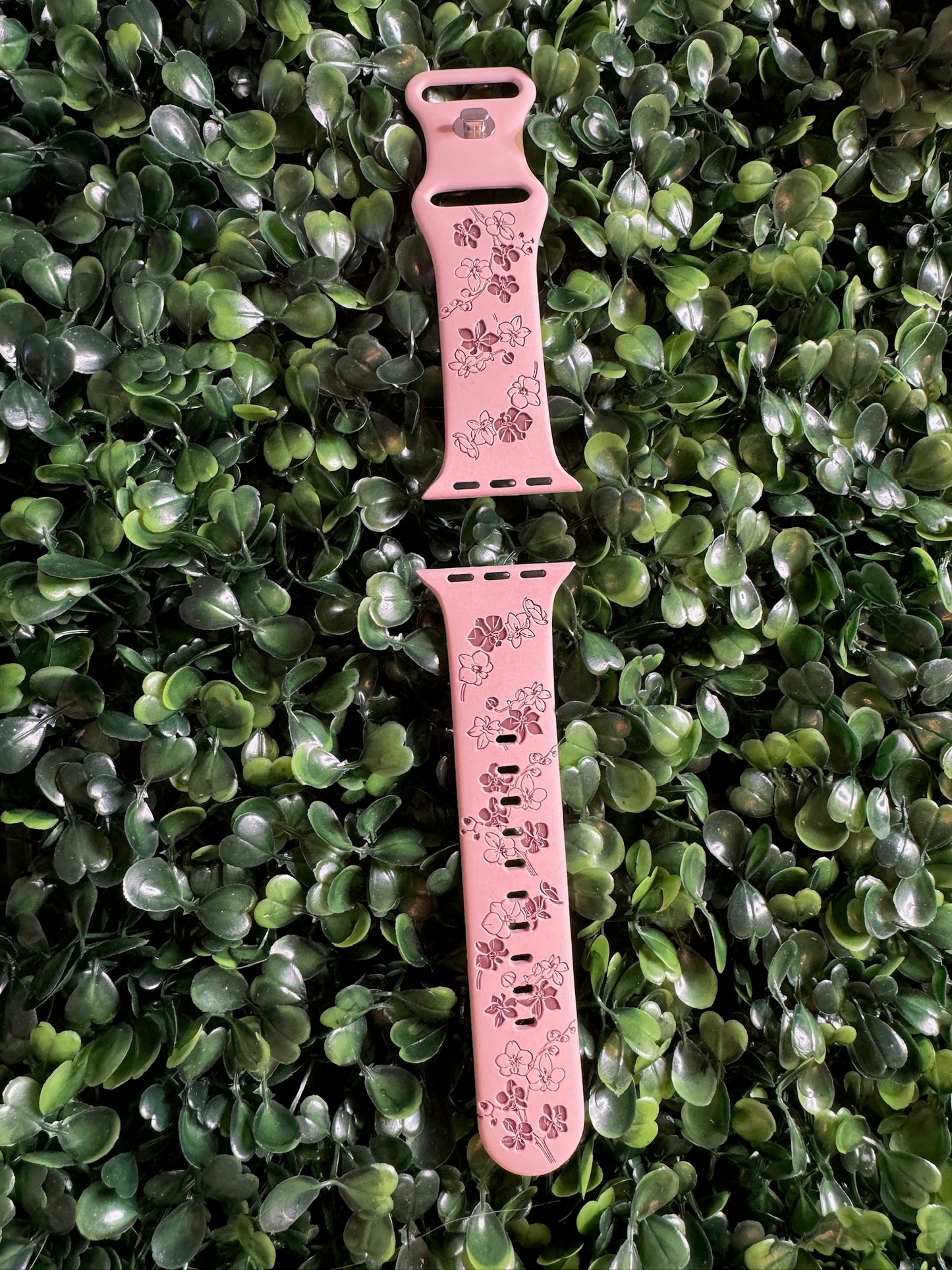 Phalaenopsis Engraved Apple Watch Bands
