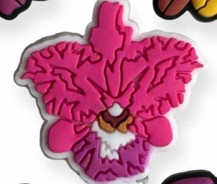 Cattleya Orchid Shoe Charms for Crocs - Orchidique