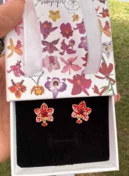 Phalaenopsis Heart Novelty Collection: Red Polka Dots