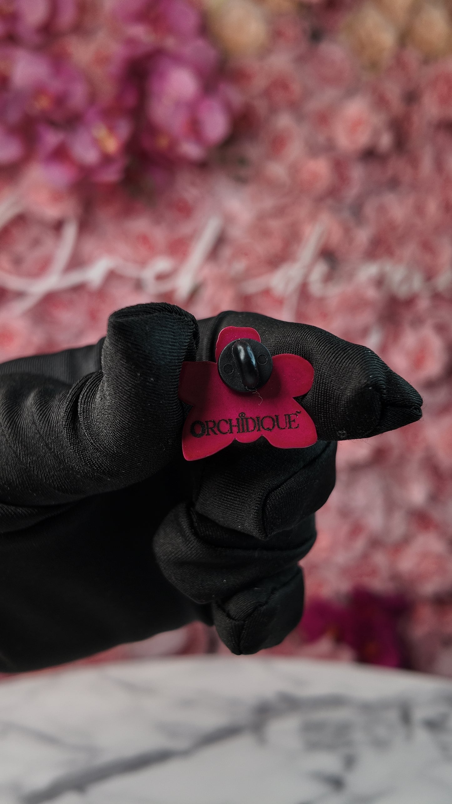Cymbidium inspired Orchid Flower Enamel Pin