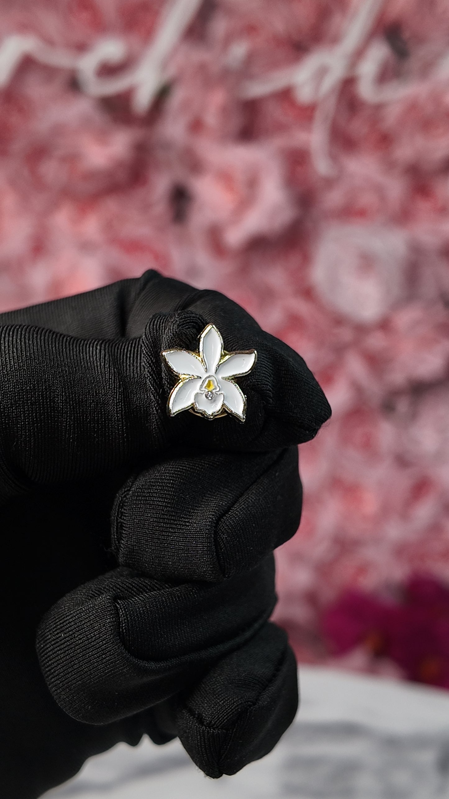 Cattleya Orchid Watch Band Charms - Orchidique