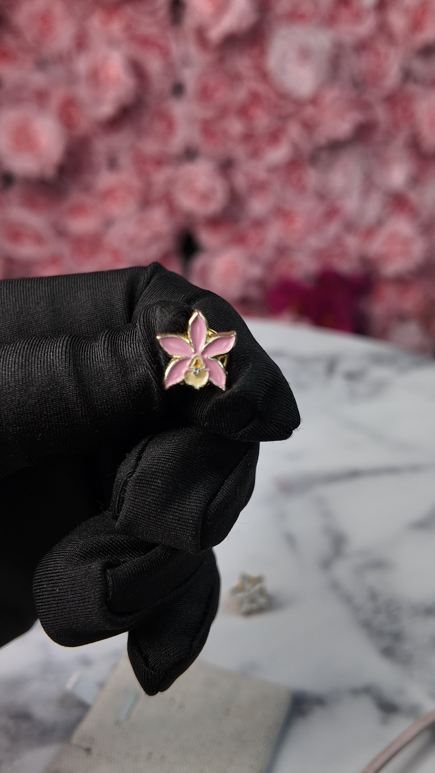 Cattleya Orchid Watch Band Charms - Orchidique