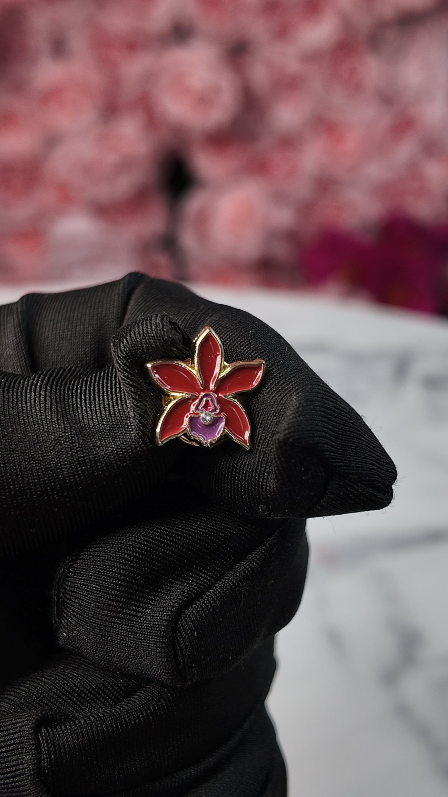 Cattleya Orchid Watch Band Charms - Orchidique