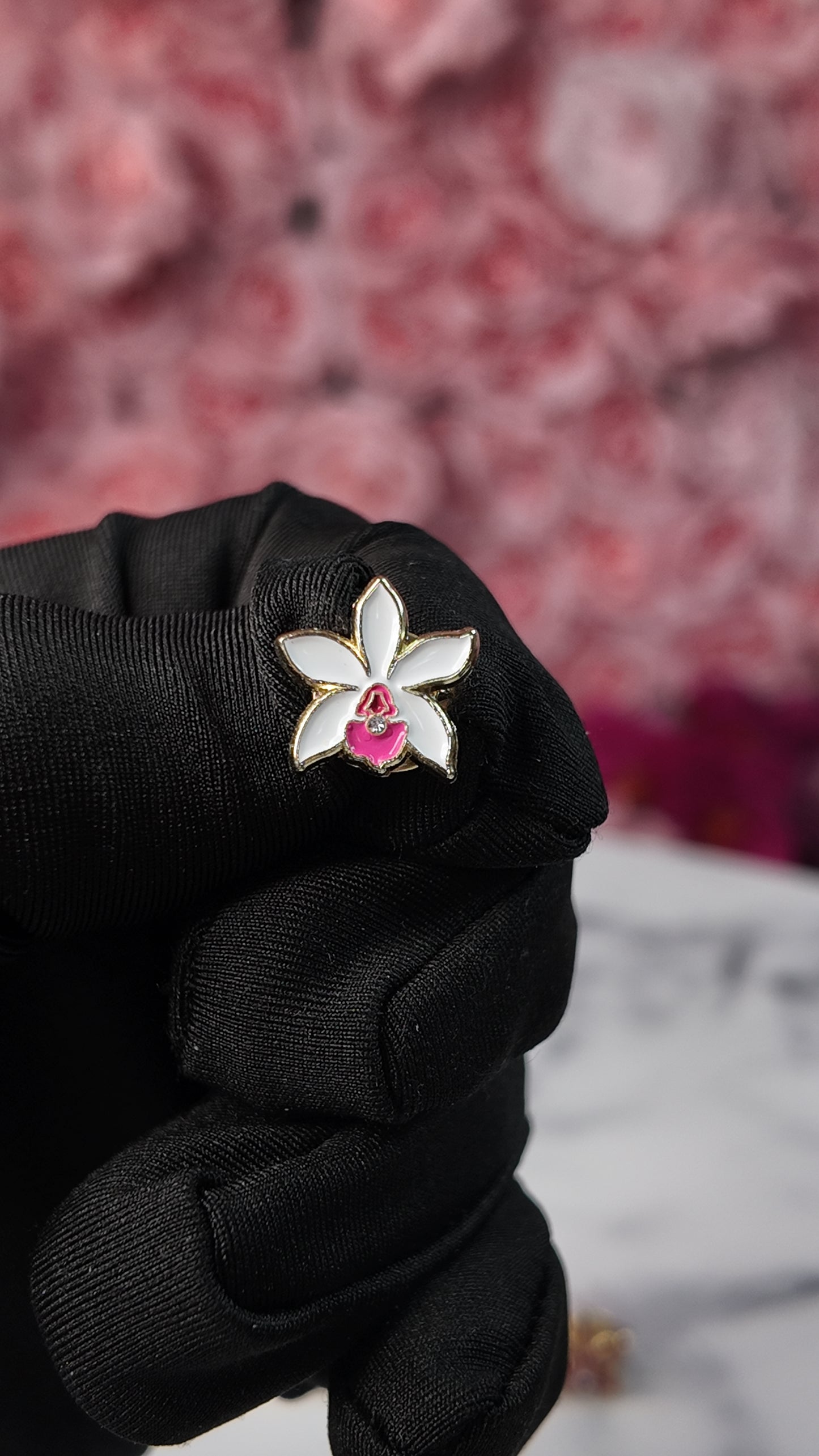 Cattleya Orchid Watch Band Charms - Orchidique