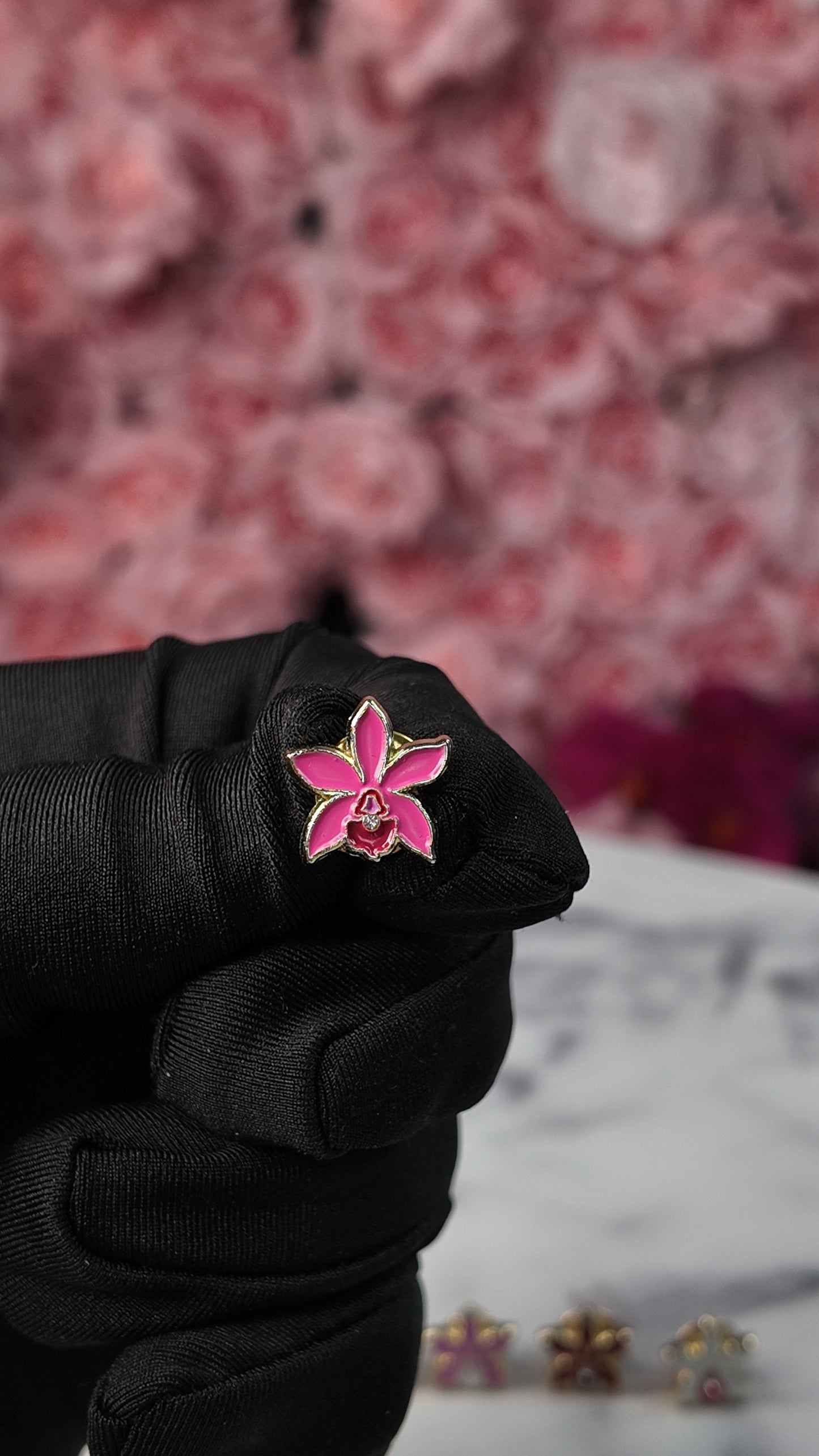 Cattleya Orchid Watch Band Charms - Orchidique