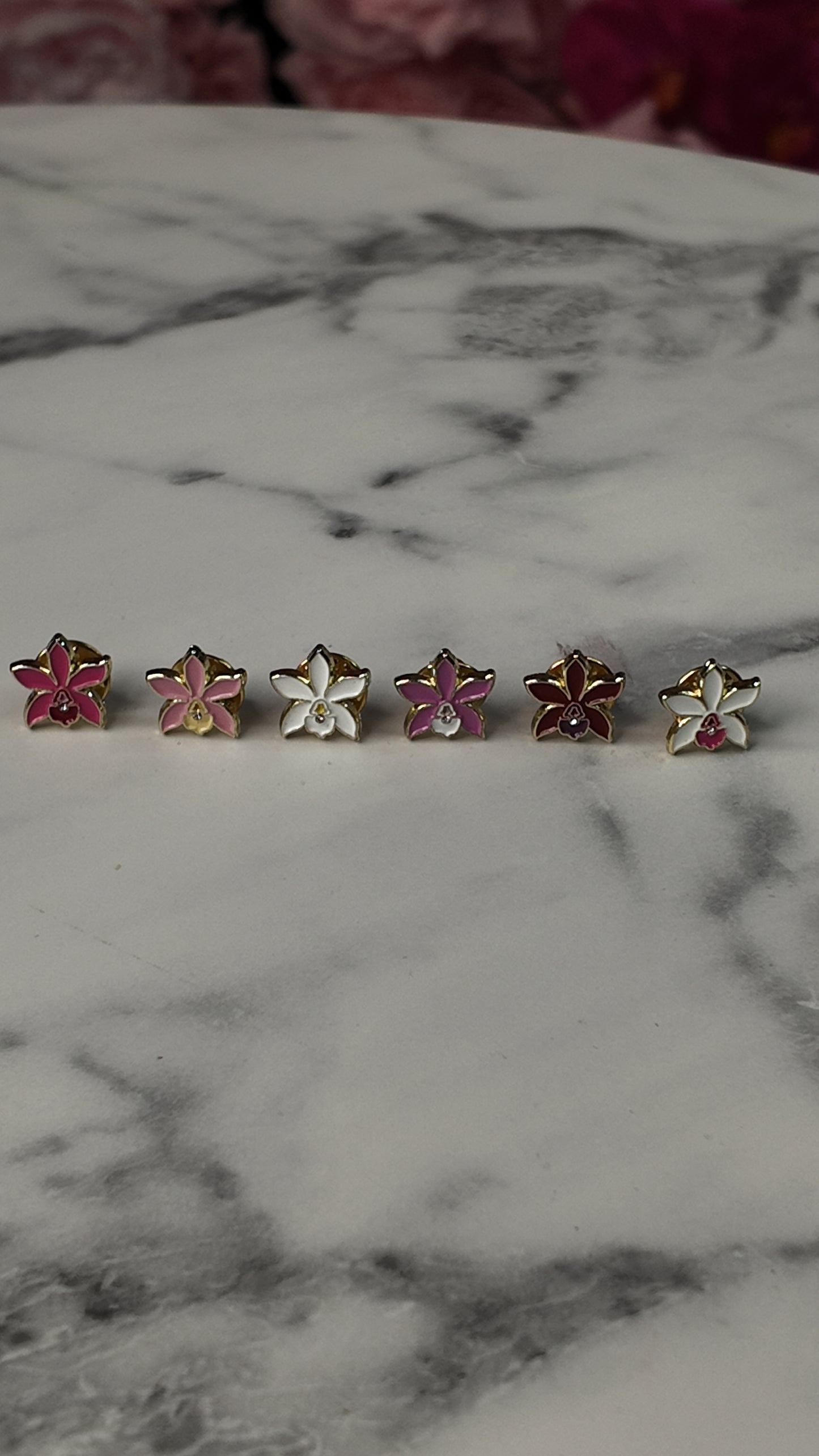 Cattleya Orchid Watch Band Charms - Orchidique