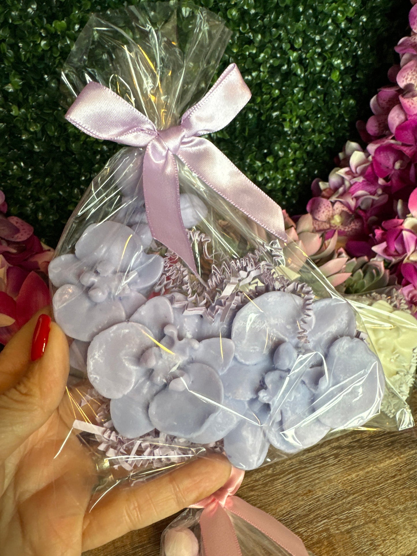 Phalaenopsis Orchid Soap • Handmade Floral Soap Bars • Unique Bridal Favors & Gifts for Orchid Lovers - Orchidique