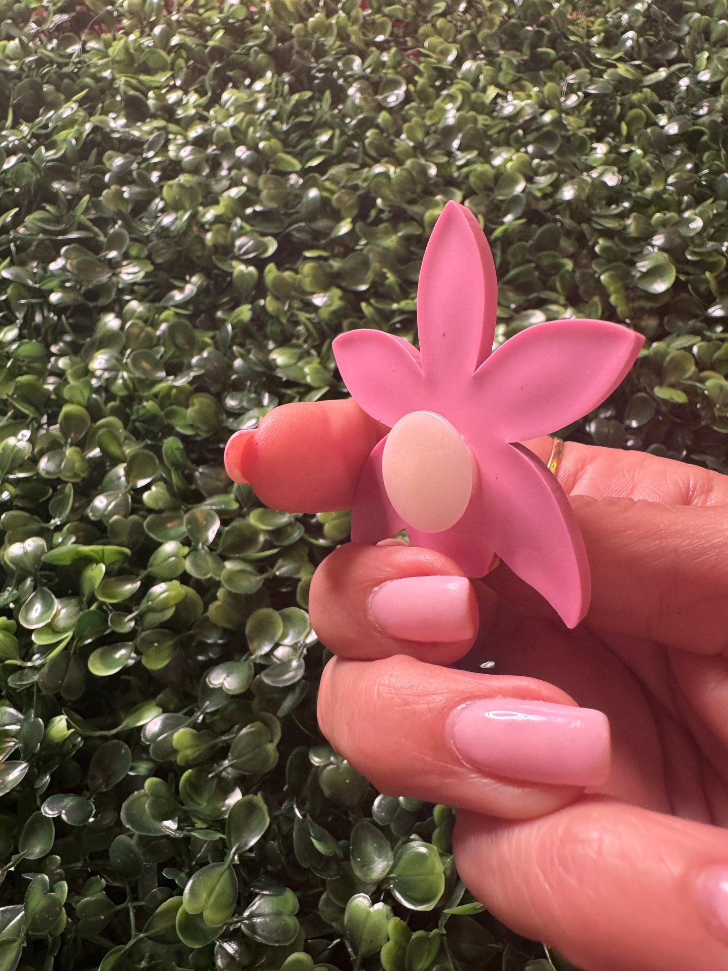 Cattleya Pink Orchid Flower Charm for Purse - Bogg Compatible Charms
