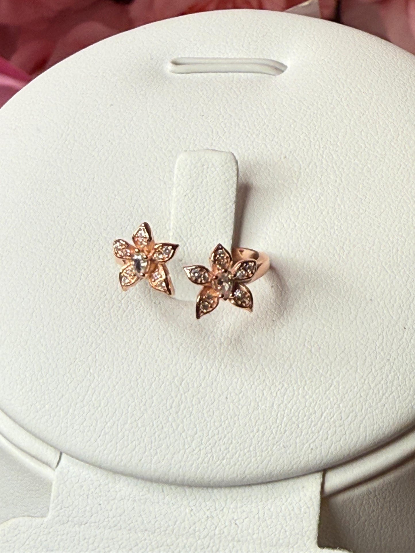 Orchid Bloom Lariat Necklace • Orchid Pendant • Choker • Gold or White Gold: La Brillosa Collection