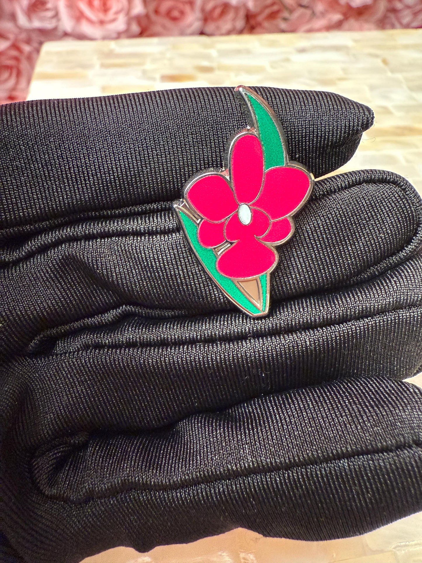 Plant Enamel Pin- Cattleya Orchid Flower Enamel Pin β’ Floral Pin Collector Item β’ Orchid Charm β’ Pins and Badges