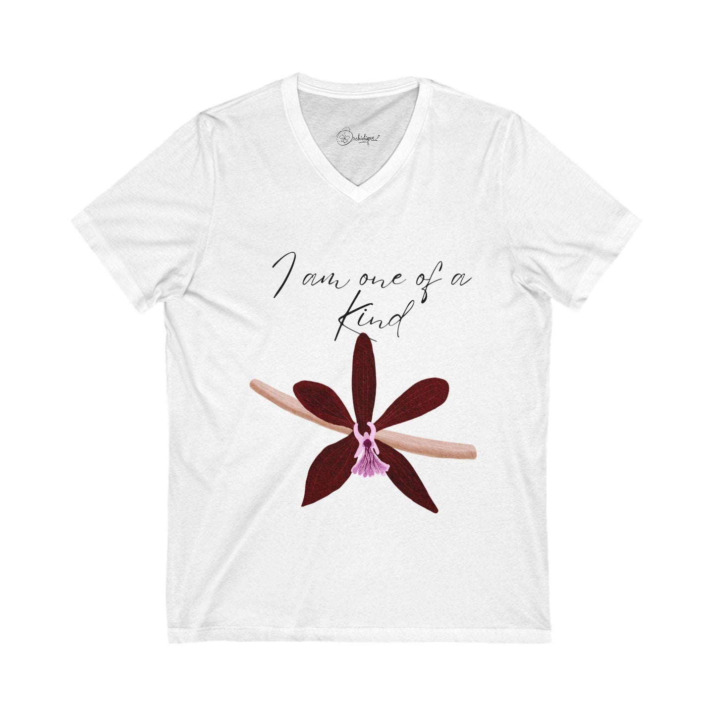 Unisex Jersey Short Sleeve V-Neck Tee