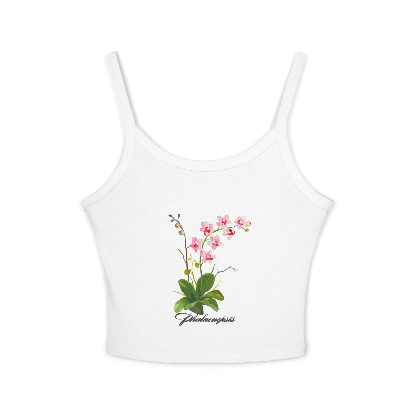 Floral Print Women's Spaghetti Strap Tank Top, Summer Top, Casual Wear, Beachwear, Gift for Her