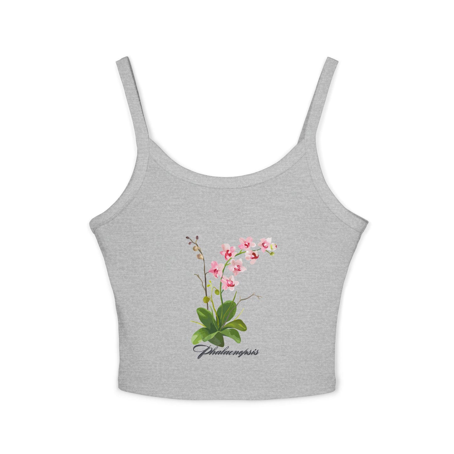 Floral Print Women's Spaghetti Strap Tank Top, Summer Top, Casual Wear, Beachwear, Gift for Her