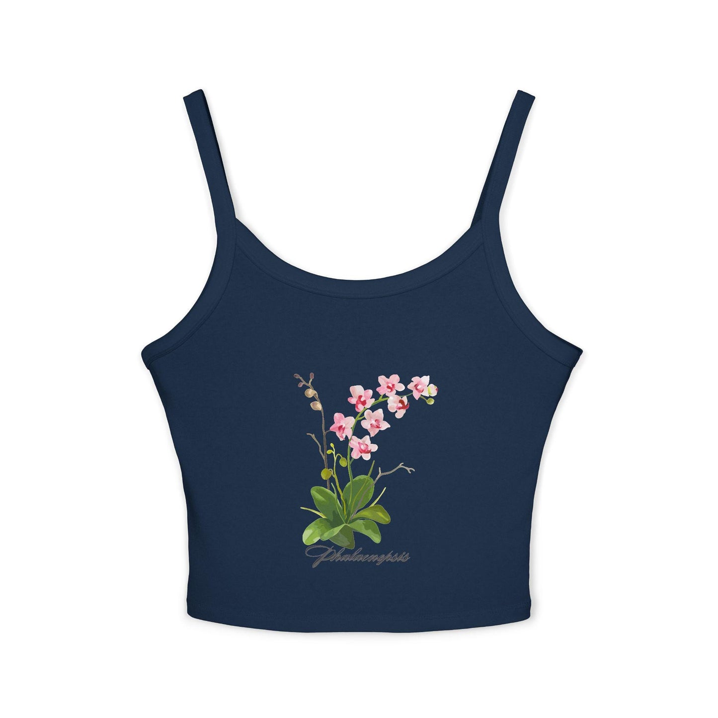 Floral Print Women's Spaghetti Strap Tank Top, Summer Top, Casual Wear, Beachwear, Gift for Her