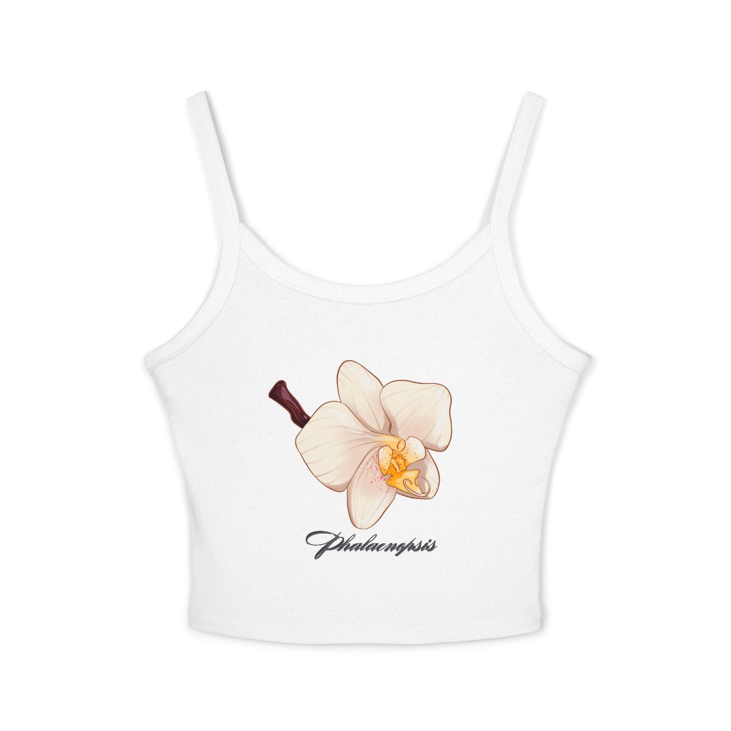 Floral Print Women's Spaghetti Strap Tank Top, Summer Apparel, Gift for Her, Boho Style, Casual Wear, Beach Top