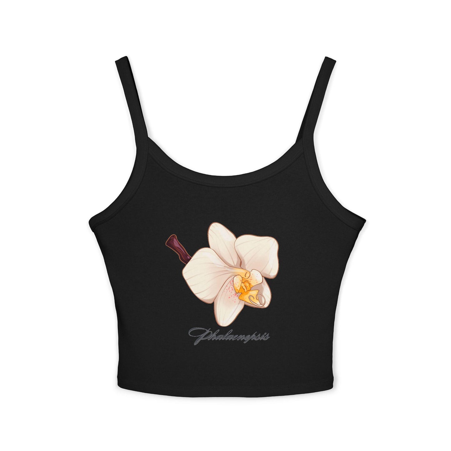 Floral Print Women's Spaghetti Strap Tank Top, Summer Apparel, Gift for Her, Boho Style, Casual Wear, Beach Top