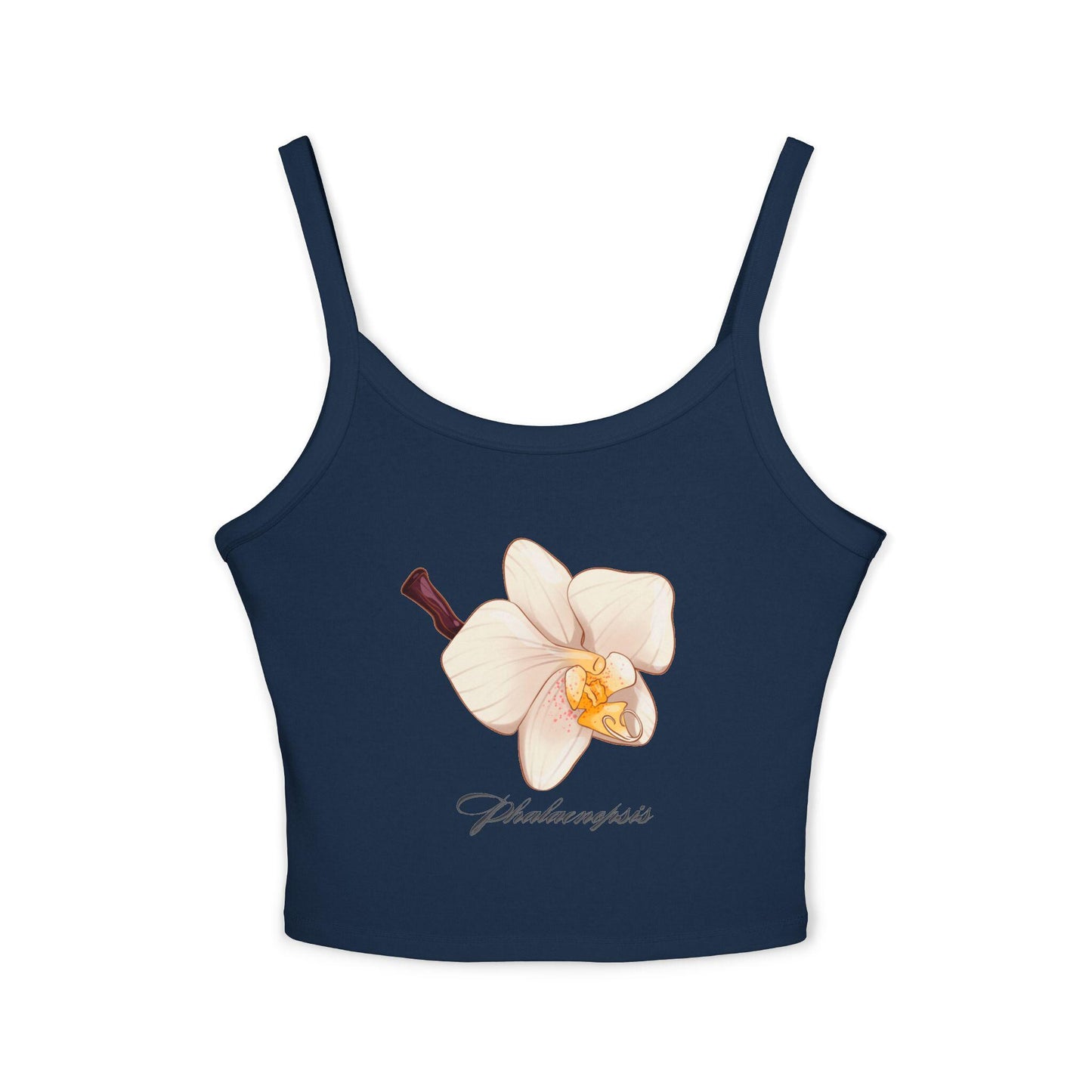 Floral Print Women's Spaghetti Strap Tank Top, Summer Apparel, Gift for Her, Boho Style, Casual Wear, Beach Top
