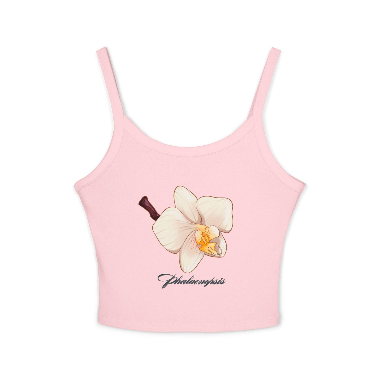 Floral Print Women's Spaghetti Strap Tank Top, Summer Apparel, Gift for Her, Boho Style, Casual Wear, Beach Top