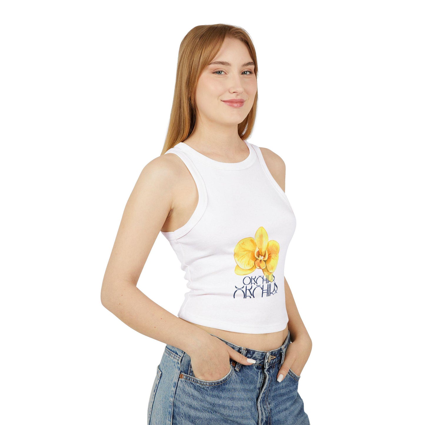 Women's Micro Rib Racer Tank Top